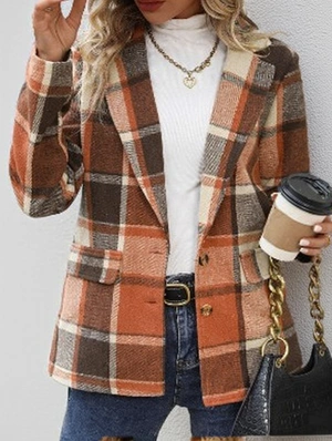 Frayed Tailored Collar Long Sleeve Coats